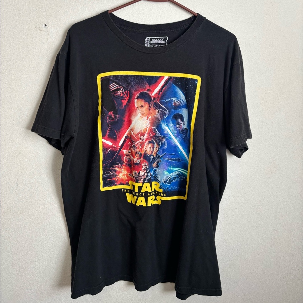 Star Wars Black Tee with Vibrant Graphic